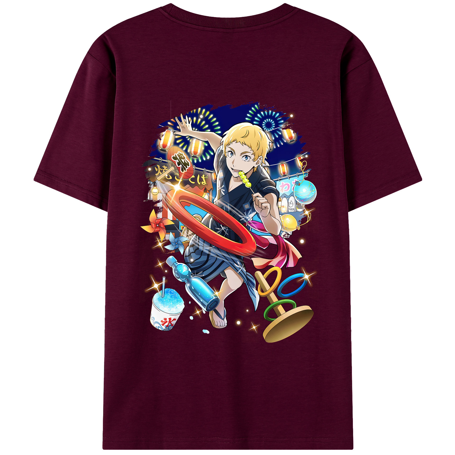 （画像用） 文豪ストレイドッグス Bungo Stray Dogs レディース半袖Tシャツ(バックプリント)
